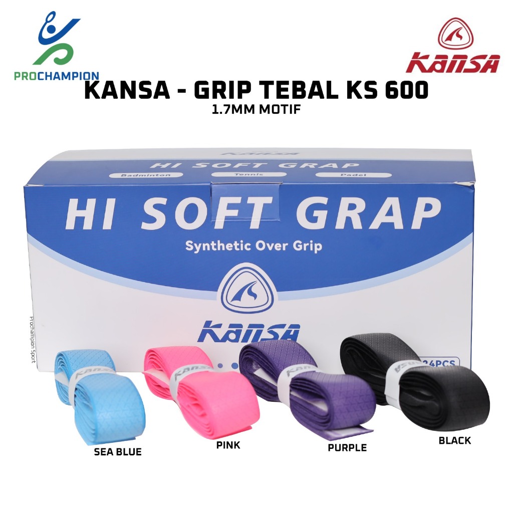 Kansa Badminton Grip ความหนา Ks 600 1.7mm Motif