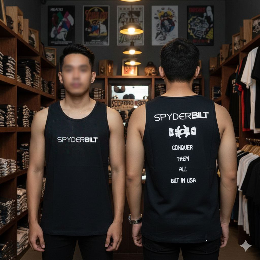 SPY เสื้อกล้ามผู้ชาย Distro Premium Mens Surfing Tanktop Size ML XL