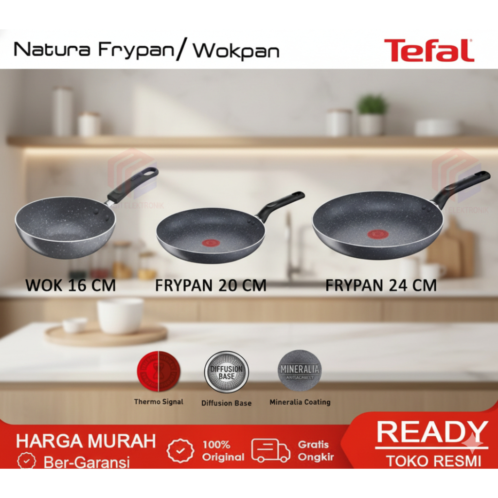 Tefal Natura Frypan / กระทะ - กระทะไม่ติด