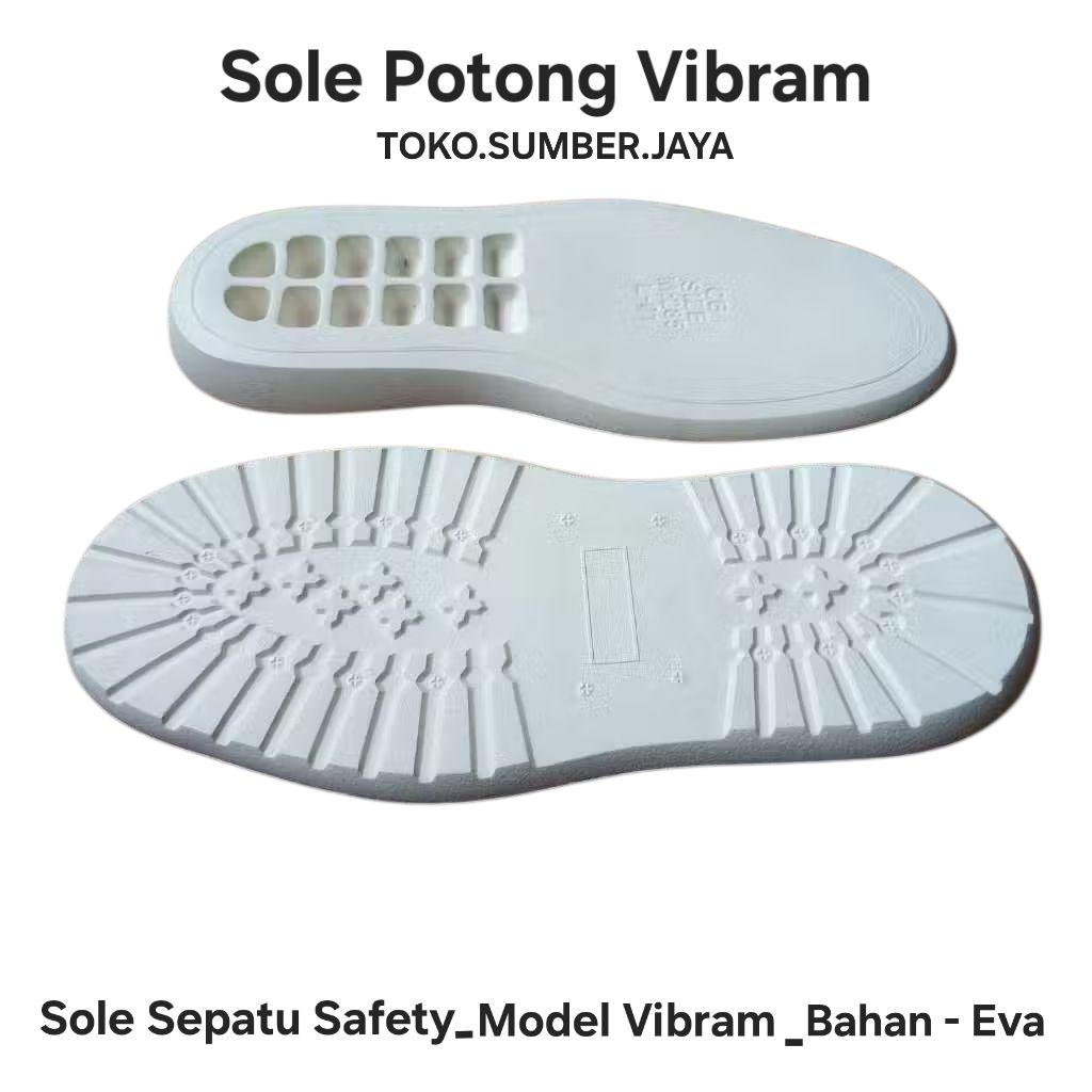 Vibram Outsole Redwing Boots Bottom Sole Cut White & Black Boots วัสดุ Eva