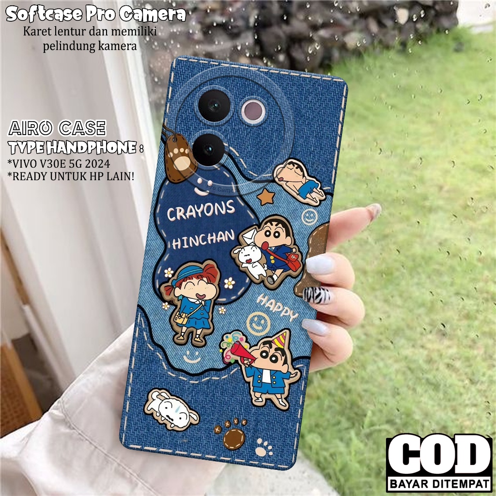 HP เคส VIVO V30E 2024 ล่าสุด - เคส VIVO V30E 2024 Softcase - เคสการ์ตูนแฟชั่น - เคส VIVO V30E 2024 -