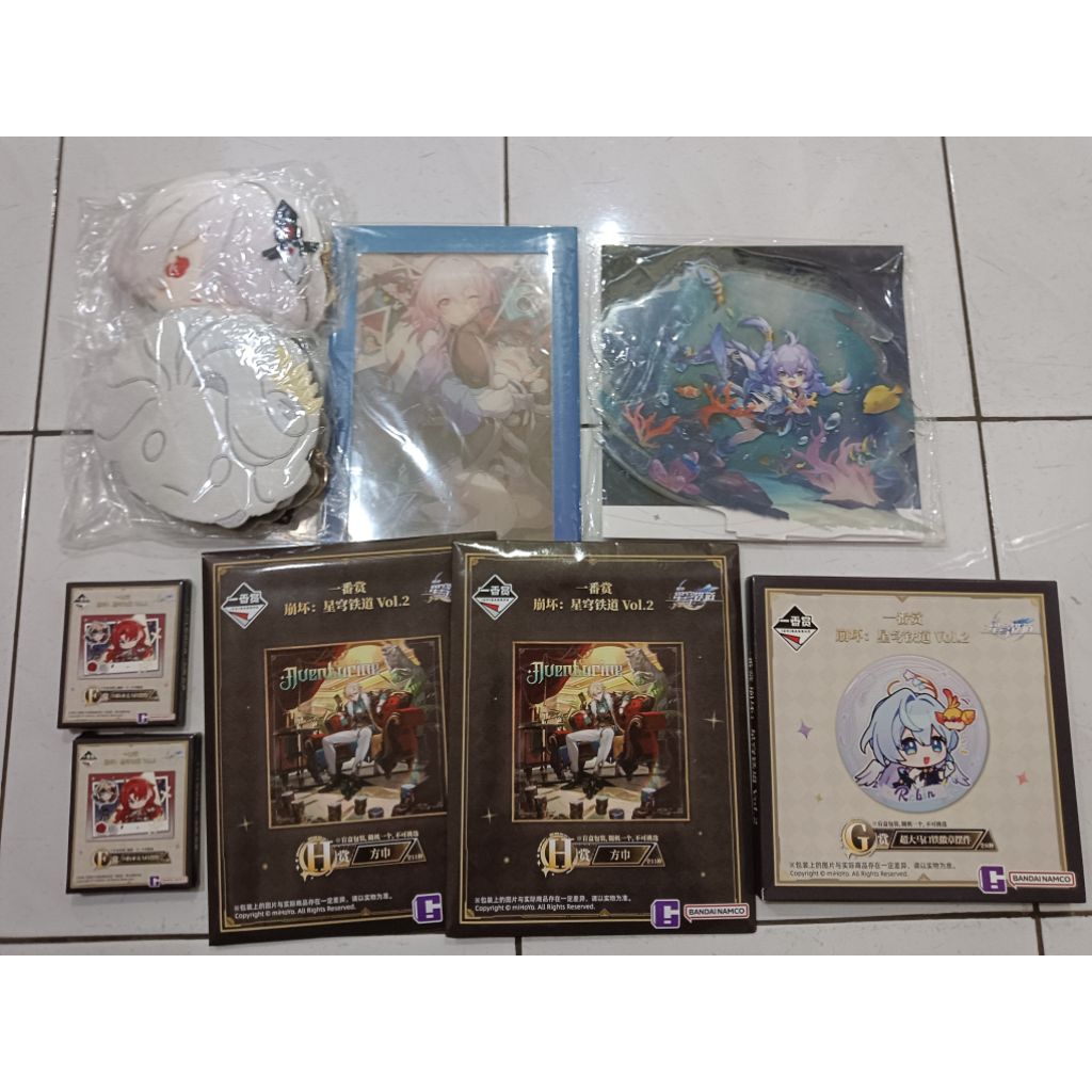 HSR Ichiban Kuji Standee Shikishi Ratio Acheron Robin Bailu มีนาคม 7th Boothill Jiaoqiu Firefly