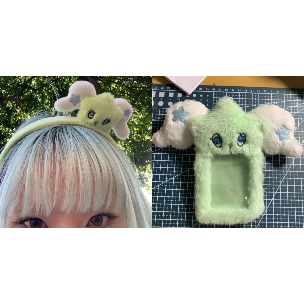 กิ๊บติดผม NCT Wish Plush Handband Wichu + Cahol Photocard Holder Wichu