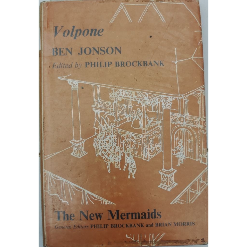 BEN JONSON VOLPONE BOOK โดย PHILIP BROCKBANK เงือกใหม่ที่ใช้แล้วต้นฉบับ