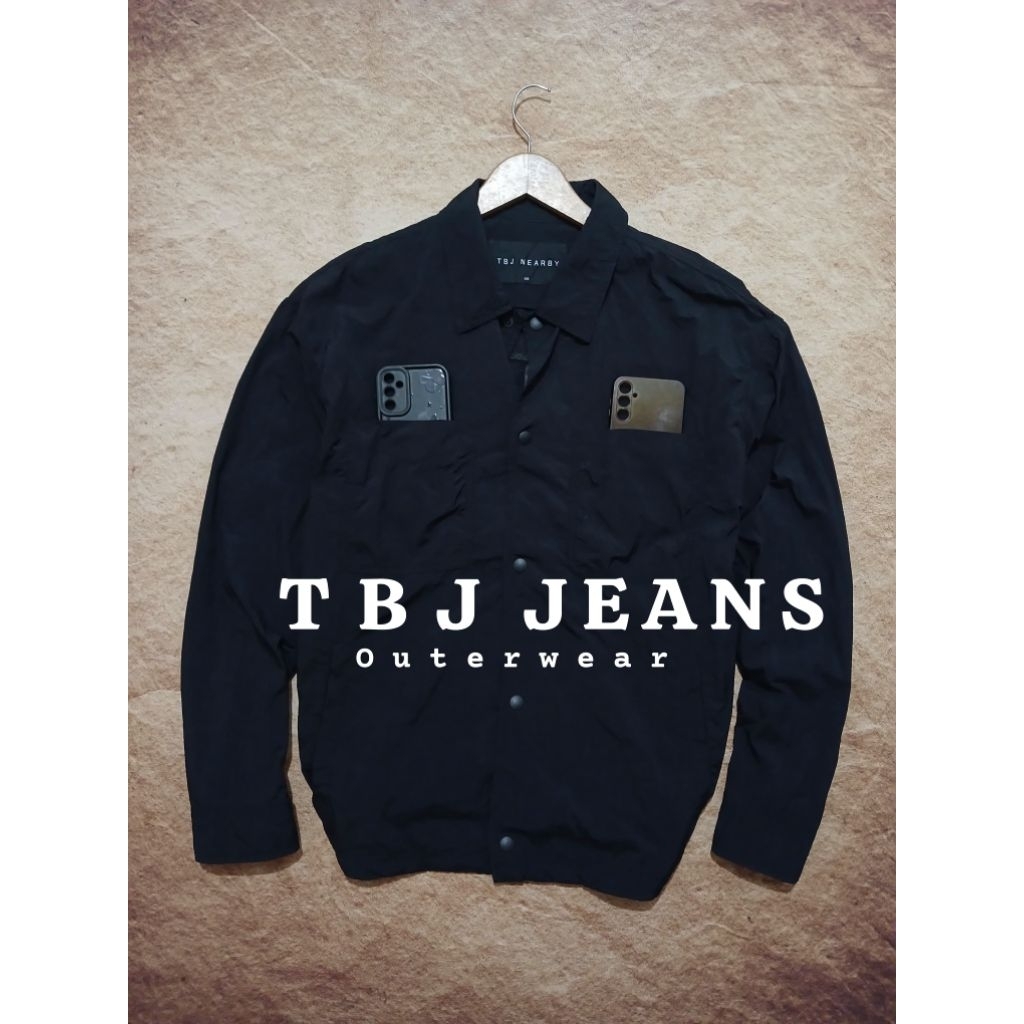 เสื้อแจ็คเก็ตตัวนอกสุดเท่ TBJ JEANS มือสอง