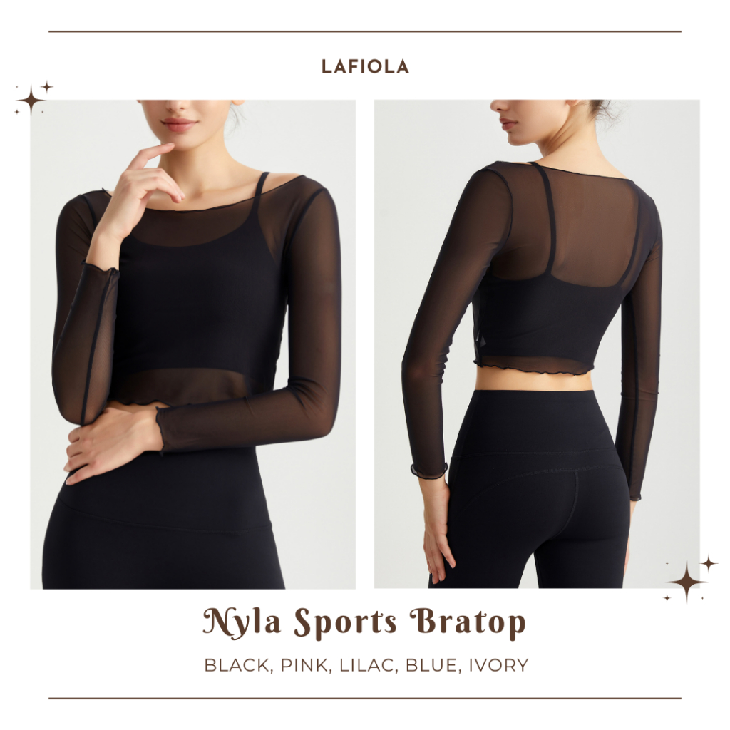 LAFIOLA - NYLA SPORTS BRATOP โยคะออกกําลังกายยิมพิลาทิส