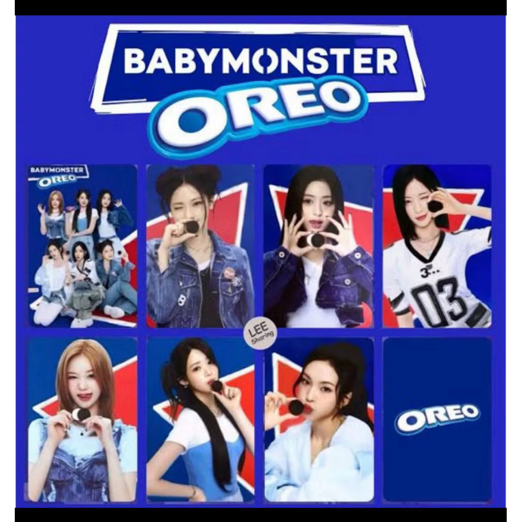 [READY] Photocard BABYMONSTER X OREO อย่างเป็นทางการ