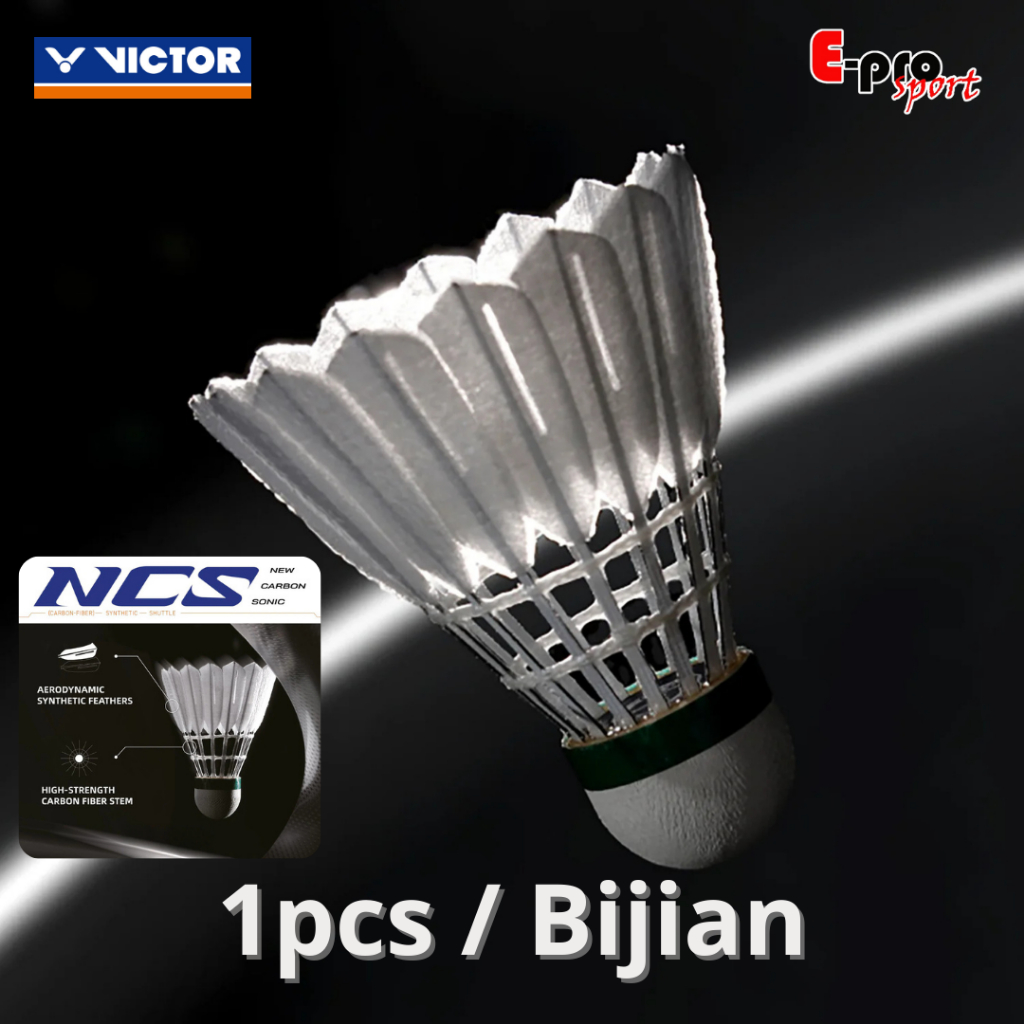 เมล็ด! ลูกขนไก่แบดมินตัน Victor NCS / ลูกขนไก่ใหม่ CarbonSonic ขายปลีก NCS 2025 แบดมินตันดั้งเดิม