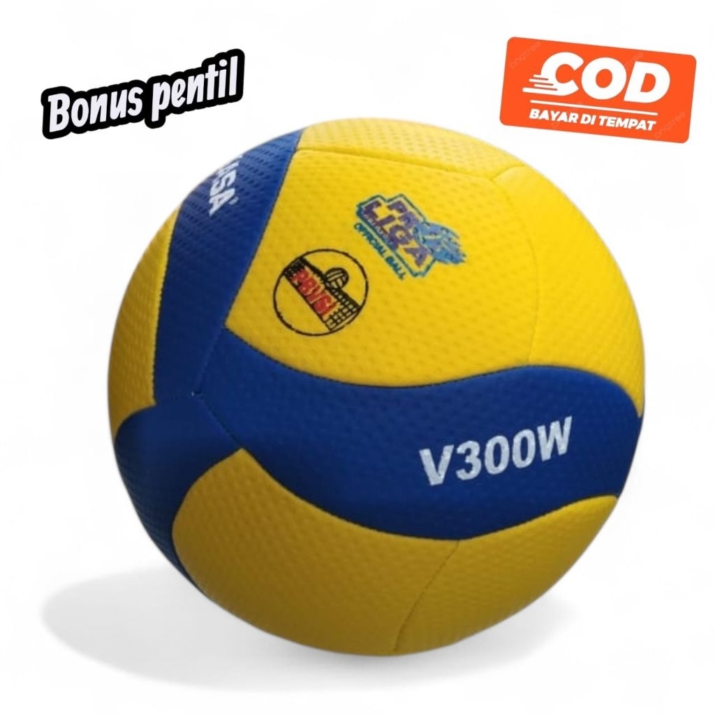 Mikasa V300W Premium Volleyball Soft Pu Volleyball
