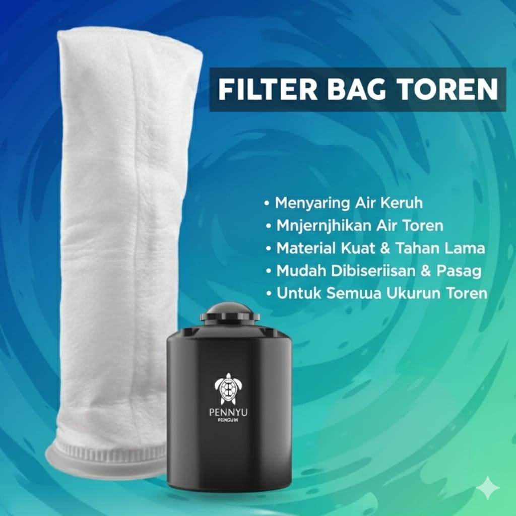 ถุงกรองน้ํา TOWER TANK FILTER เครื่องกรองน้ํา 18 ซม. WIDE สําหรับทุกขนาดของ TOWER