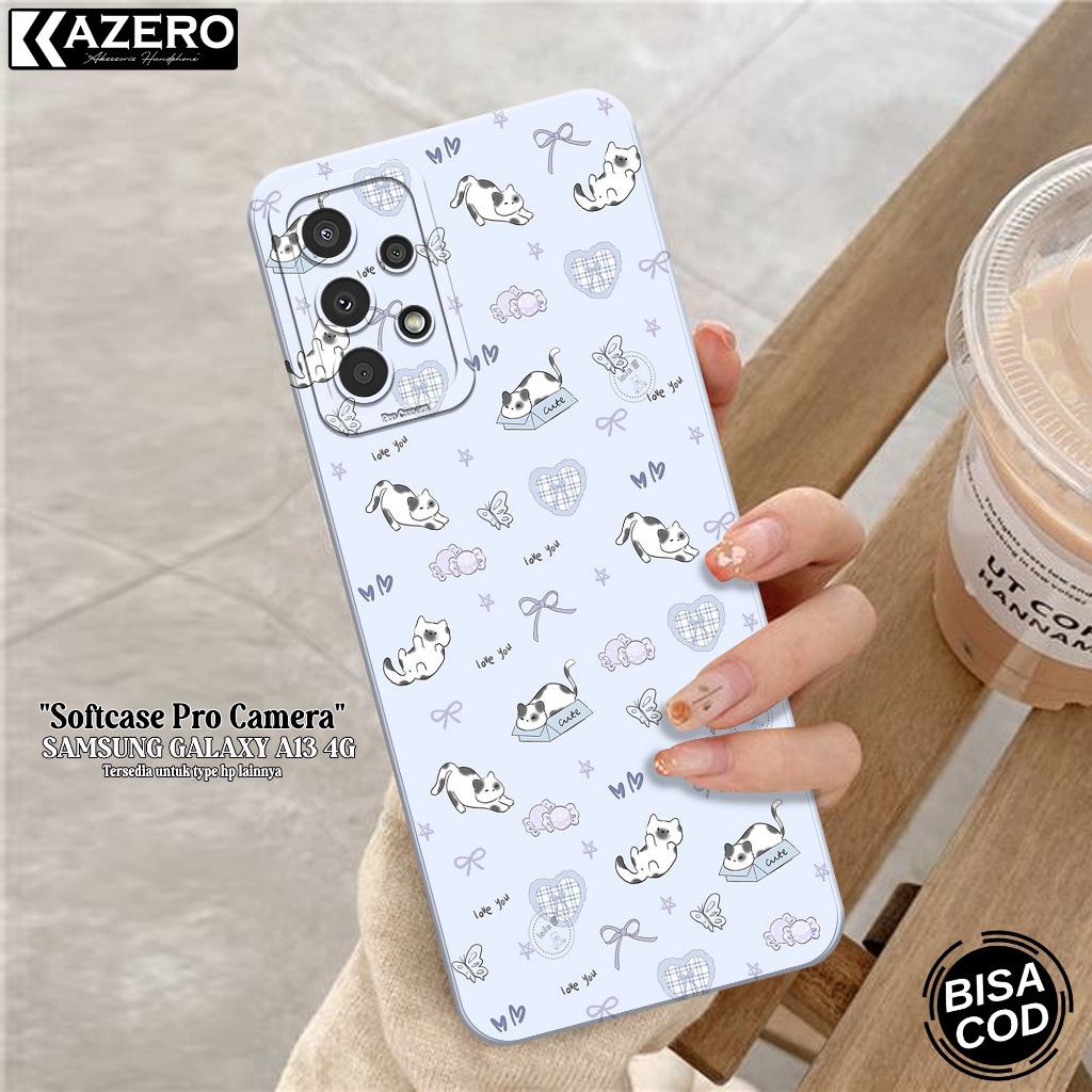Softcase Hp Samsung Galaxy A13 4G - เคสแฟชั่น Kazero การ์ตูน - เคส Samsung Galaxy A13 4G - ตัวป้องกั