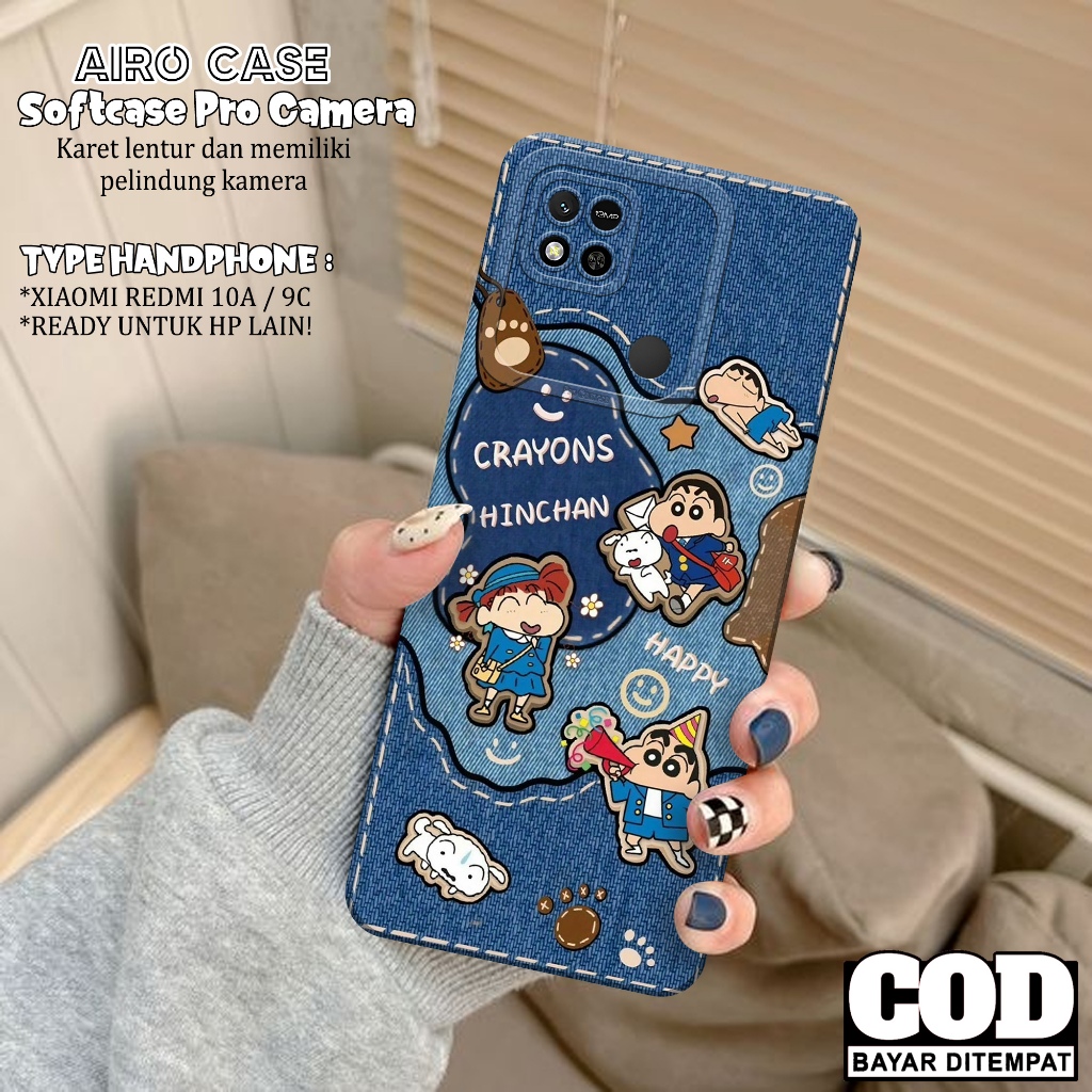 เคส HP ล่าสุด Xiaomi Redmi 10A/ 9C - เคส Xiaomi Redmi 10A/ 9C Softcase - เคสแฟชั่นการ์ตูน - เคส Xiao