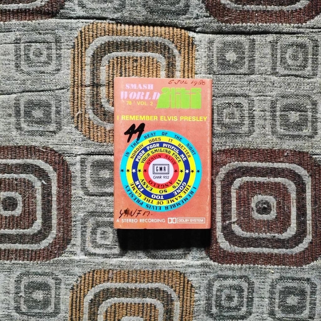 SMASH WORLD HITS 78 VOL 2 - I REMEMBER ELVIS PRESLEY เทปคาสเซ็ท