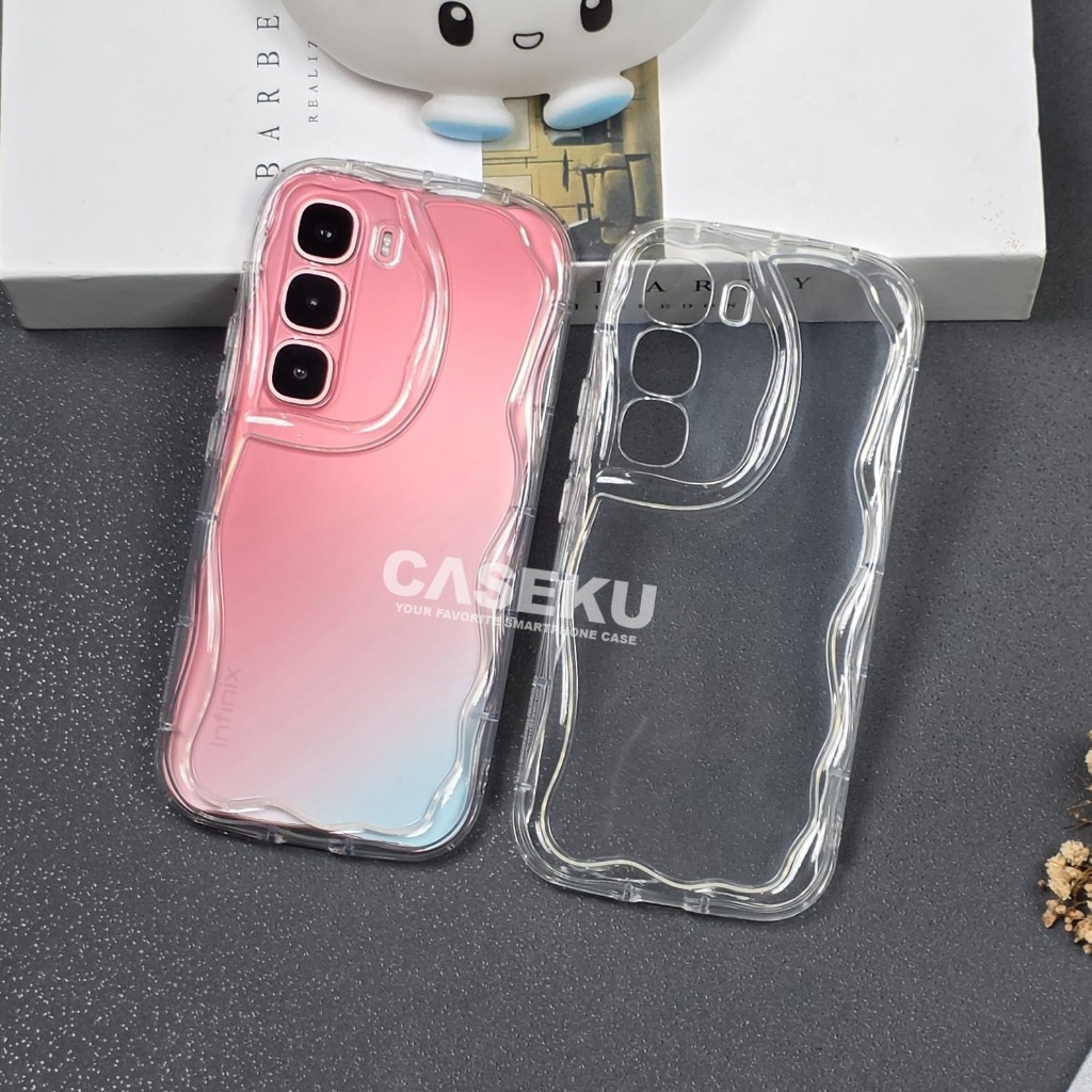 Infinix Hot 60 Infinix Hot 60I Infinix Hot 60 Pro 4G Infinix Hot 60 Pro Plus Softcase Clear Wave Inf
