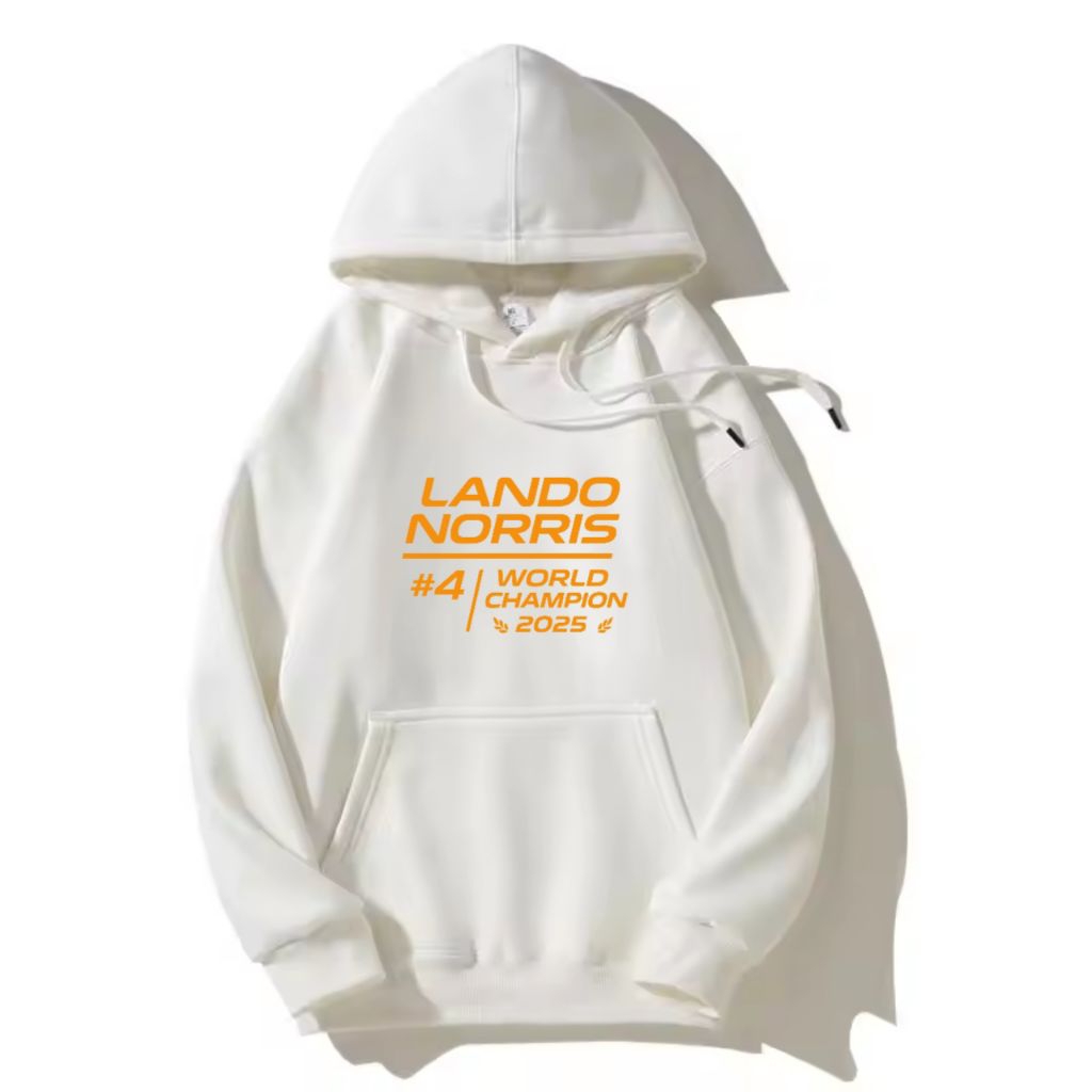 Nando Norris F1 World Champion Hoodie Jacket - Custom Plain Mens and Womens Hoodie