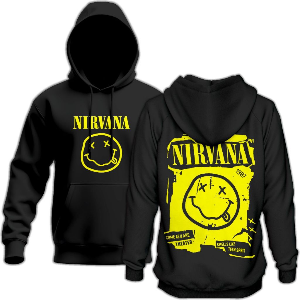 เสื้อฮู้ด / เสื้อกันหนาว Jumper Zipper / เสื้อสเวตเตอร์ NIRVANA Fleece ML-XL-XXL