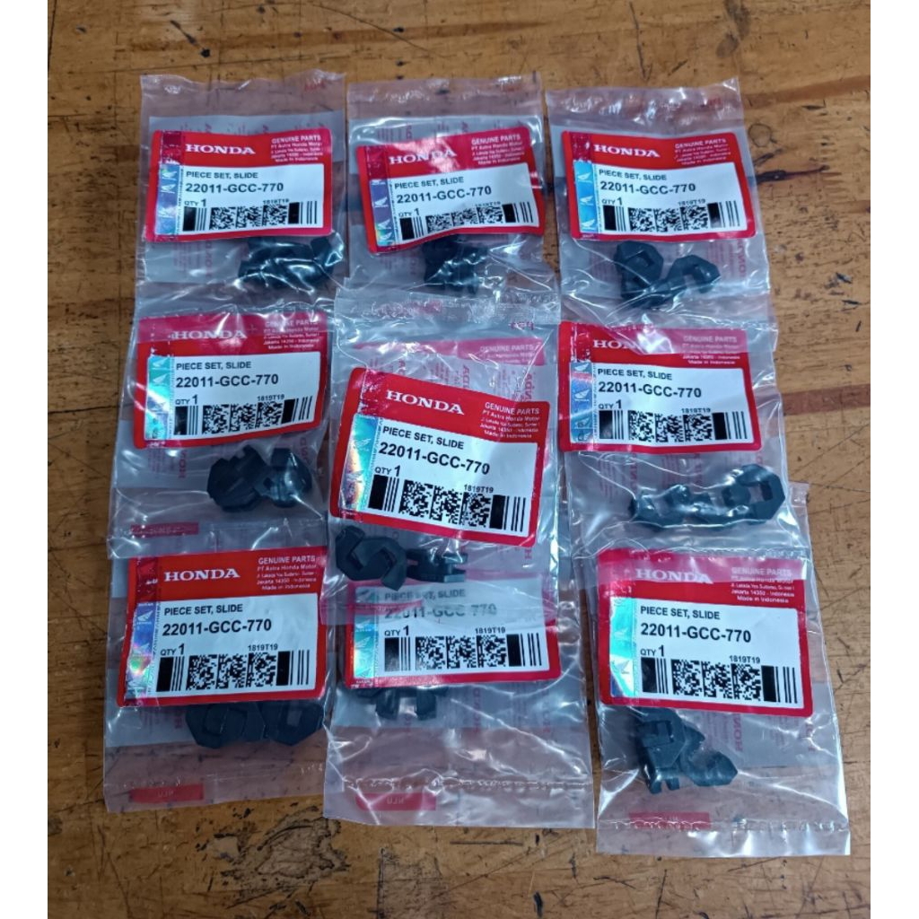ชุดสไลด์สไลด์ GCC BEAT FI CONTENTTS 3 ชิ้น 10 ชุด 22011-GCC-770 HONDA