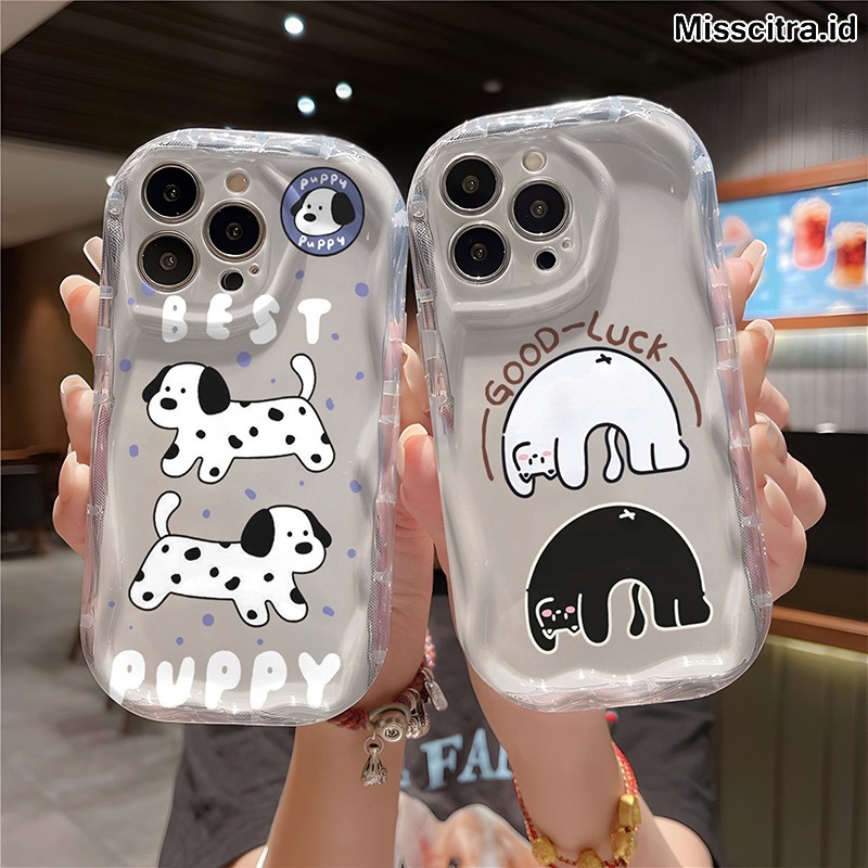 CLEAR MELTING BLACK & WHITE ANIMALS CASE สําหรับ TECNO SPARK GO 2022 2025 10 20 30 CAMON 20 30 PRO P