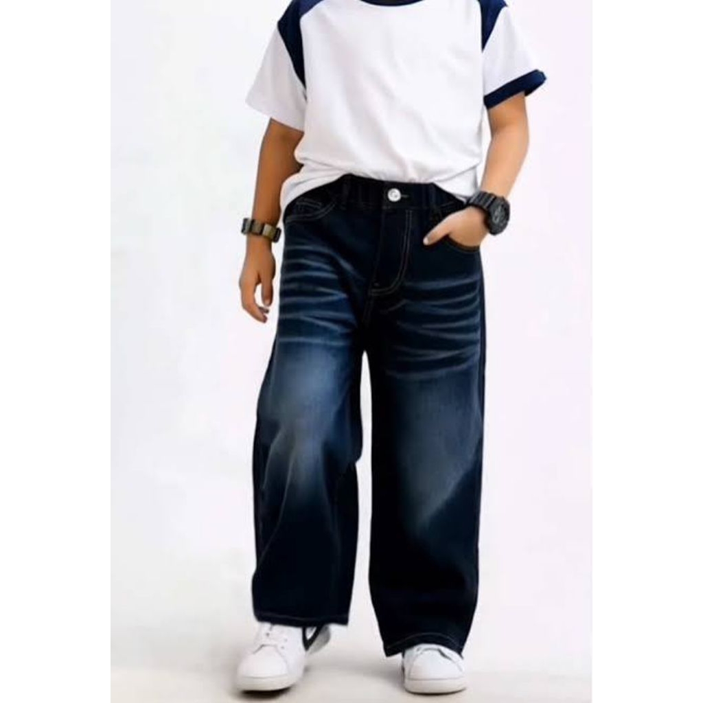 GOBRONG JEANS PANTS สําหรับ CHILDREN AGED 7-13 YEARS