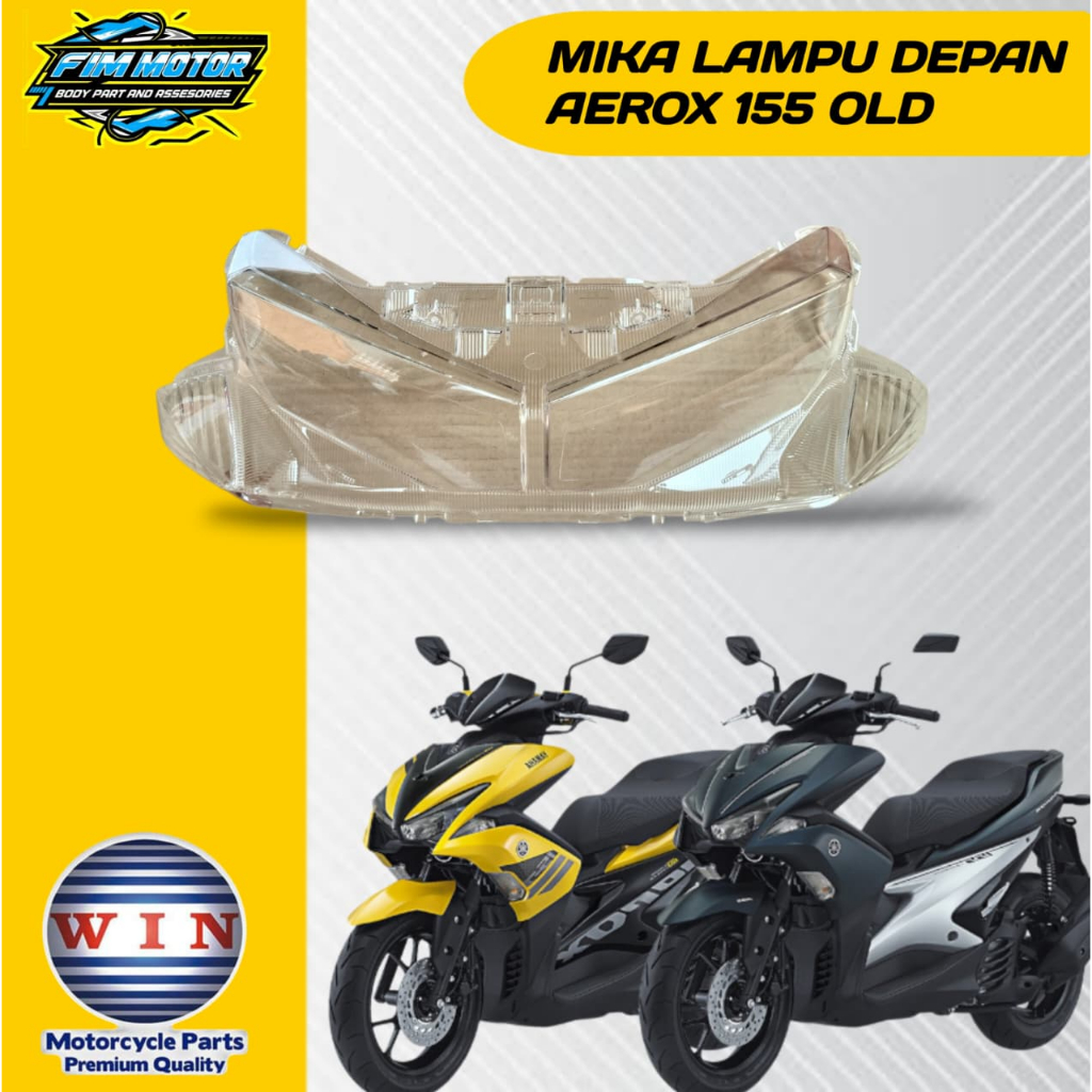 WIN Mika กระจกไฟหน้า Yamaha Aerox 155 OLD Quality