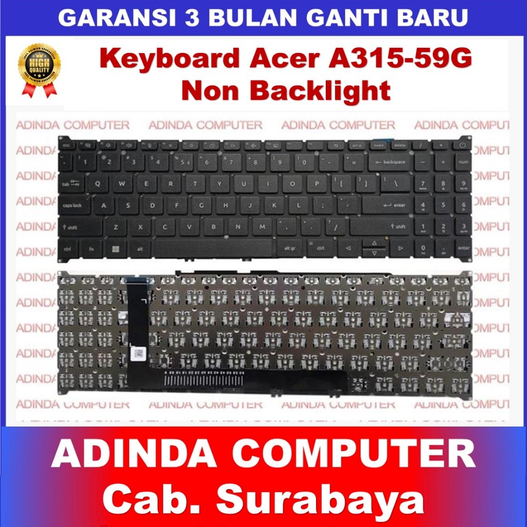 Acer Aspire 3 A315-24 A315-24p A315-24PT A315-24T A315-59 A315-59UB A315-59G คีย์บอร์ด