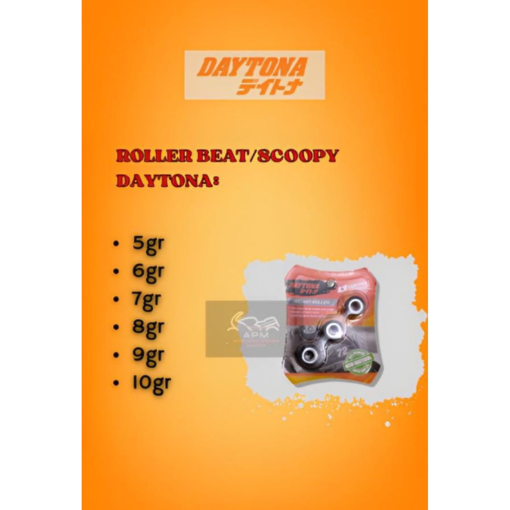 ROLLER DAYTONA BEAT, SCOOPY RACING CARBURETOR 5gr, 6gr, 7gr, 8gr, 9gr, 10gr