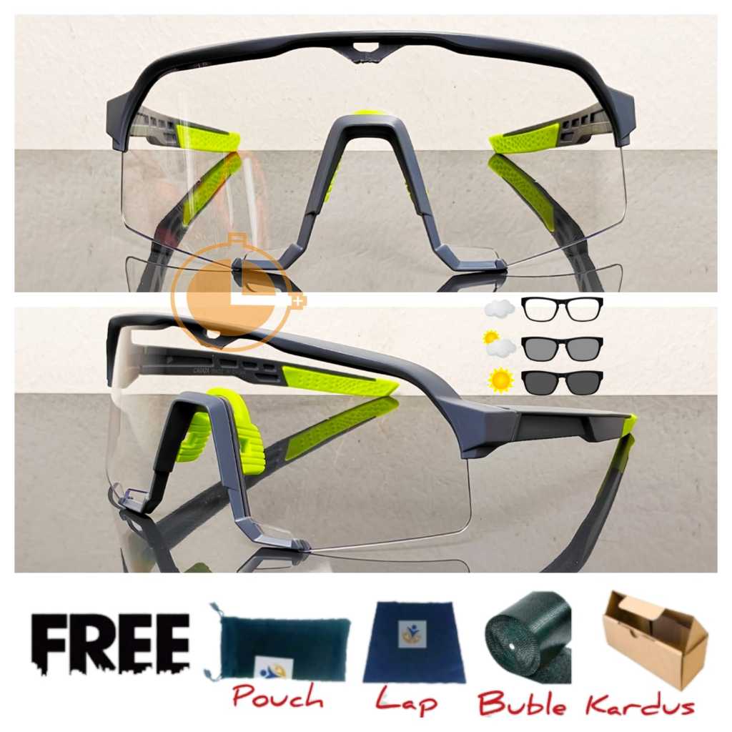 Eye Safety Riding เลนส์ใส Bluechromic Protection UV420