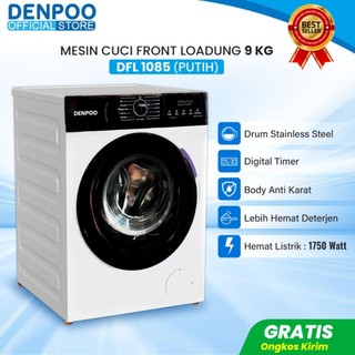 Mesin Cuci Front Loading DENPOO DFL 1085 9 KG