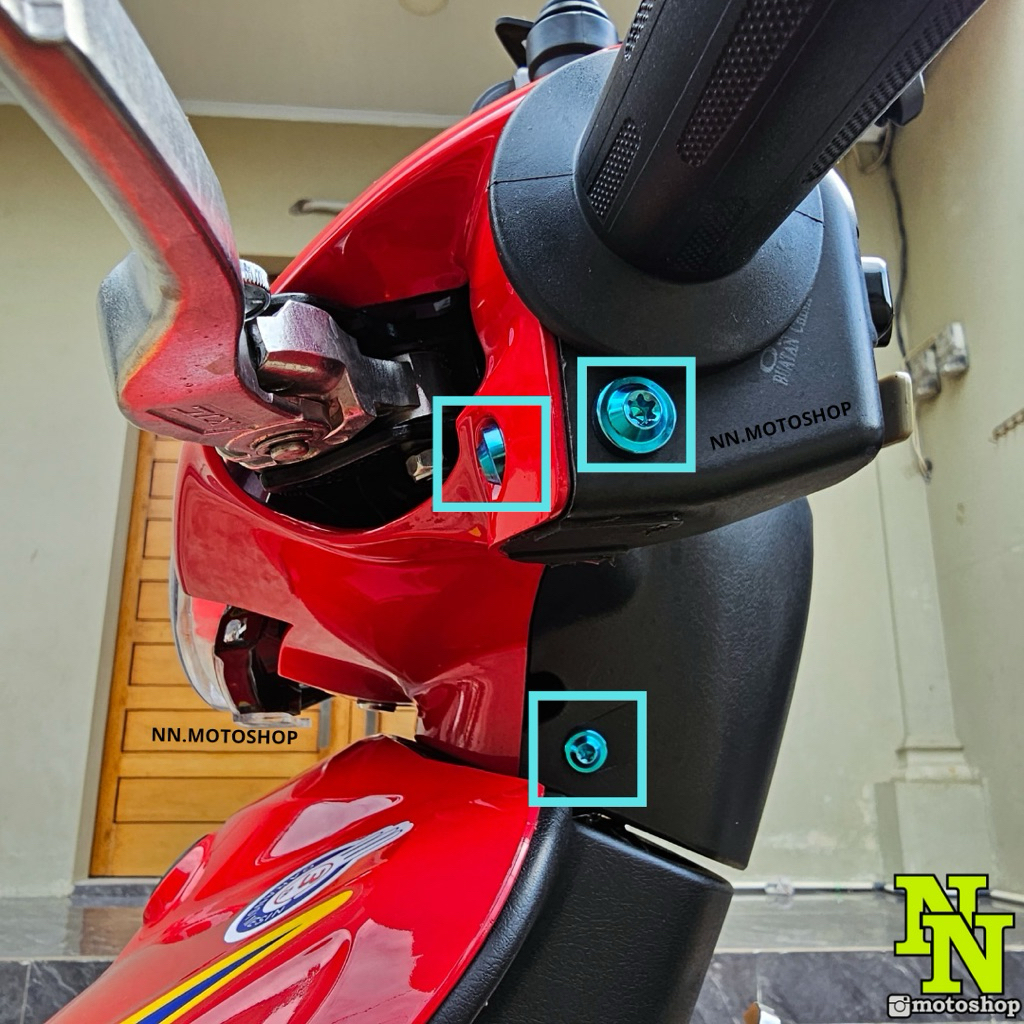 MIO SPORTY SMILE PROBOLT STAINLESS THAILAND HANDLEBAR BOLT UNIT