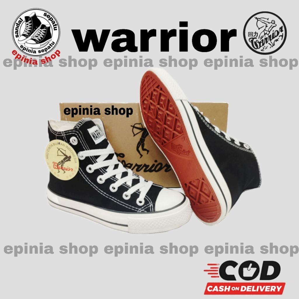 รองเท้า WARRIOR SPARTA - สะดวกสบาย, DURABLE, รองเท้าผ้าใบ WARRIOR SCHOOL ดั้งเดิมสําหรับ JUNIOR HIGH