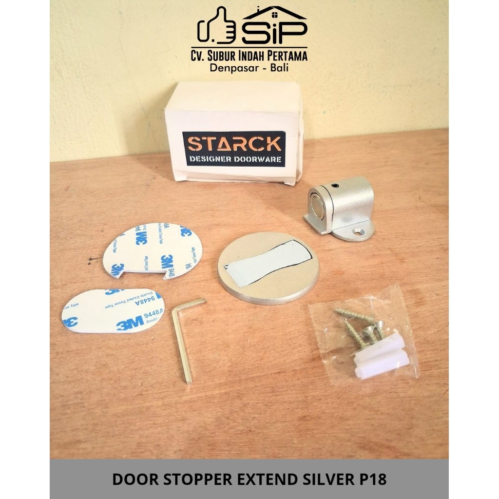 ประตู STOPPER EXTEND SILVER P18/DOOR STOPPER/DOOR โหลด STOPPER