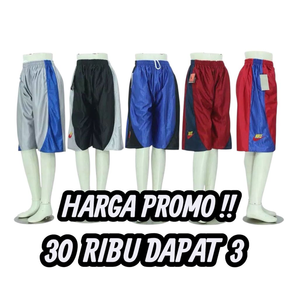 CASUAL SHORTS PACKAGE 30 THOUSAND GET 3 MENS CASUAL SHORTS PANTS BASKETBALL FUTSAL JUMBO SHORTS