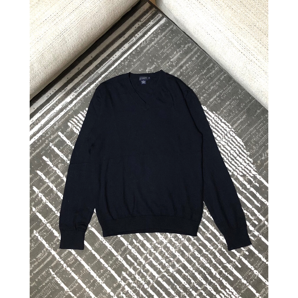 V-NECK SWETER BY JCREW WITH NAVY COLOR