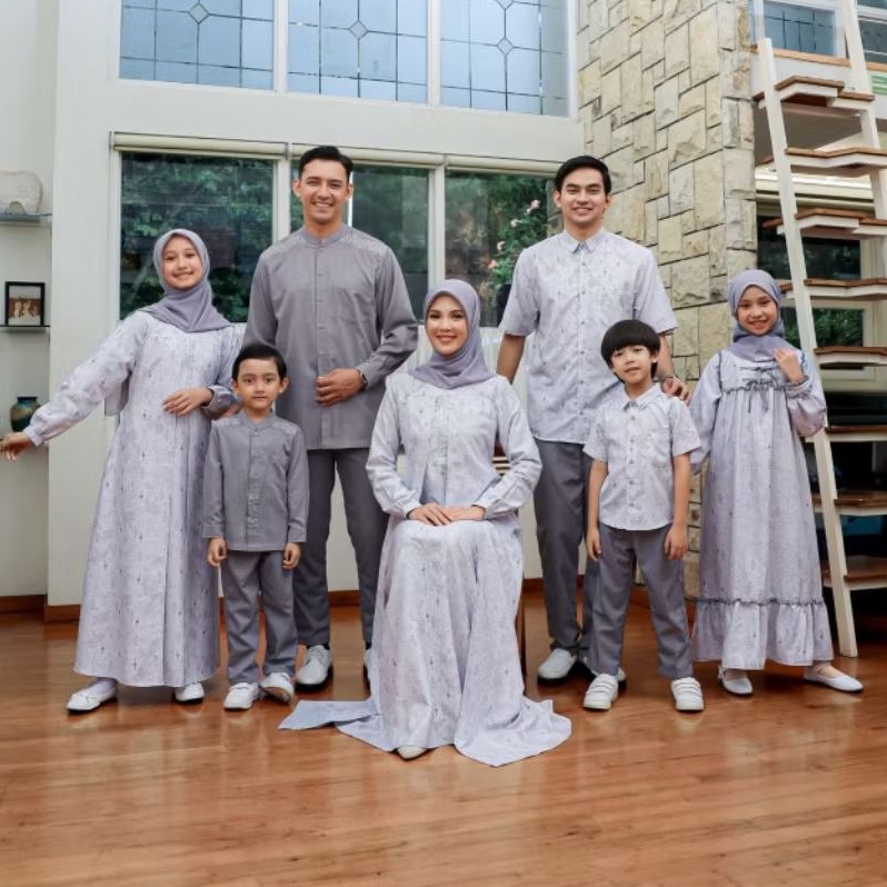 SEPLY TENA TOASTY BREEZE Sarimbit Family Eid 2026 Gamis Nara 59 Nara Kids 59 Family Set