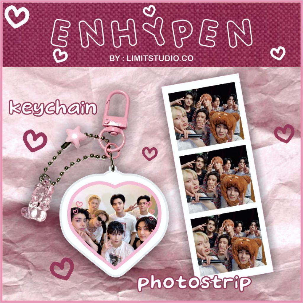 พวงกุญแจ Enhypen Love Photostrip