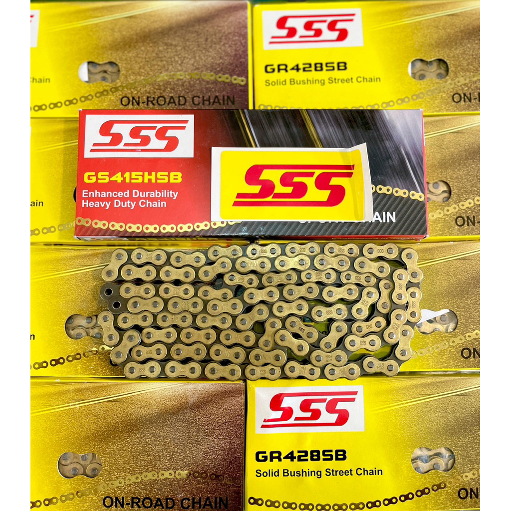 SSS GS415HSB โซ่ขนาด 130 L / Triple S โซ่ GS415HSB หนา