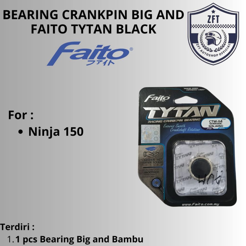 แบริ่ง Crankpin Fato Big End Ninja 150 R - แบริ่งไม้ไผ่ล่าง Roches Tytan