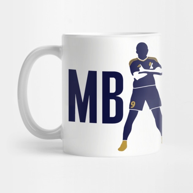 Kylian Mbappe ดีไซน์ฟุตบอลเรอัลมาดริด - แก้วกาแฟ Mbappe