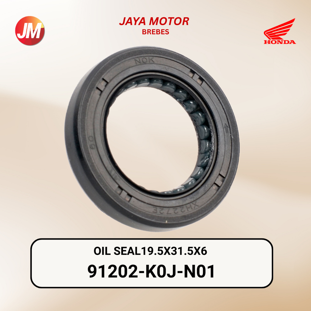 91202-K0J-N01 ซีลข้อเหวี่ยงเพลาซ้ายเพลาข้อเหวี่ยง Genio BeAT K1A Scoopy K2F เพลาข้อเหวี่ยง 91202K0JN