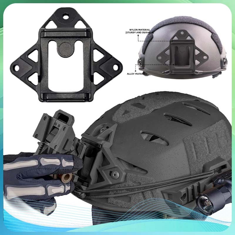 MTEK หมวกกันน็อค ACH NVG Mount NVG Shroud หมวกกันน็อคยุทธวิธี Mount หมวกกันน็อคอุปกรณ์เสริม Opscore 