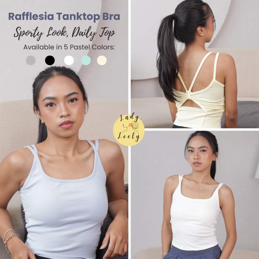 [RAFFLESIA] TANKTOP WITH CUP WOMENS TANKTOP PREMIUM SUPER COMFORT TANKTOP