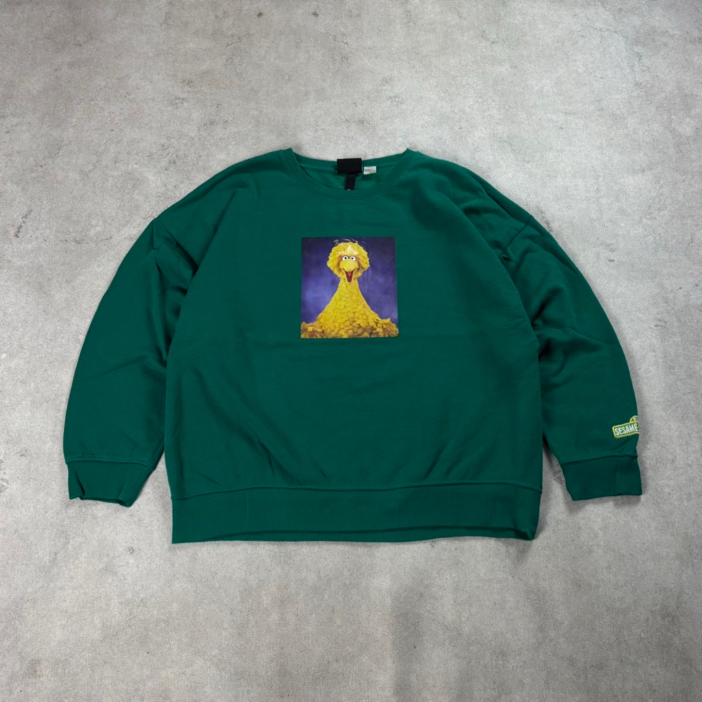 H&M SESAME STREET CREWNECK ไซส์ L