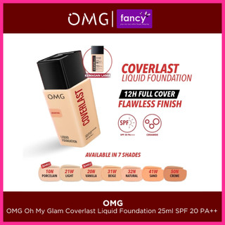 OMG Coverlast Liquid FOUNDATION Alas Bedak Oh My Glam