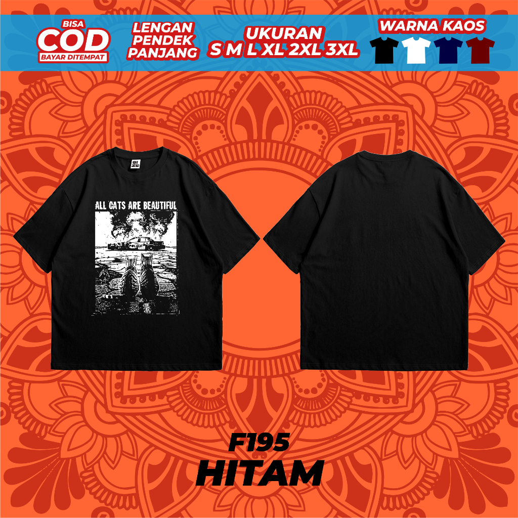 All Cat Beautiful Mens T-Shirt Distro T-Shirt