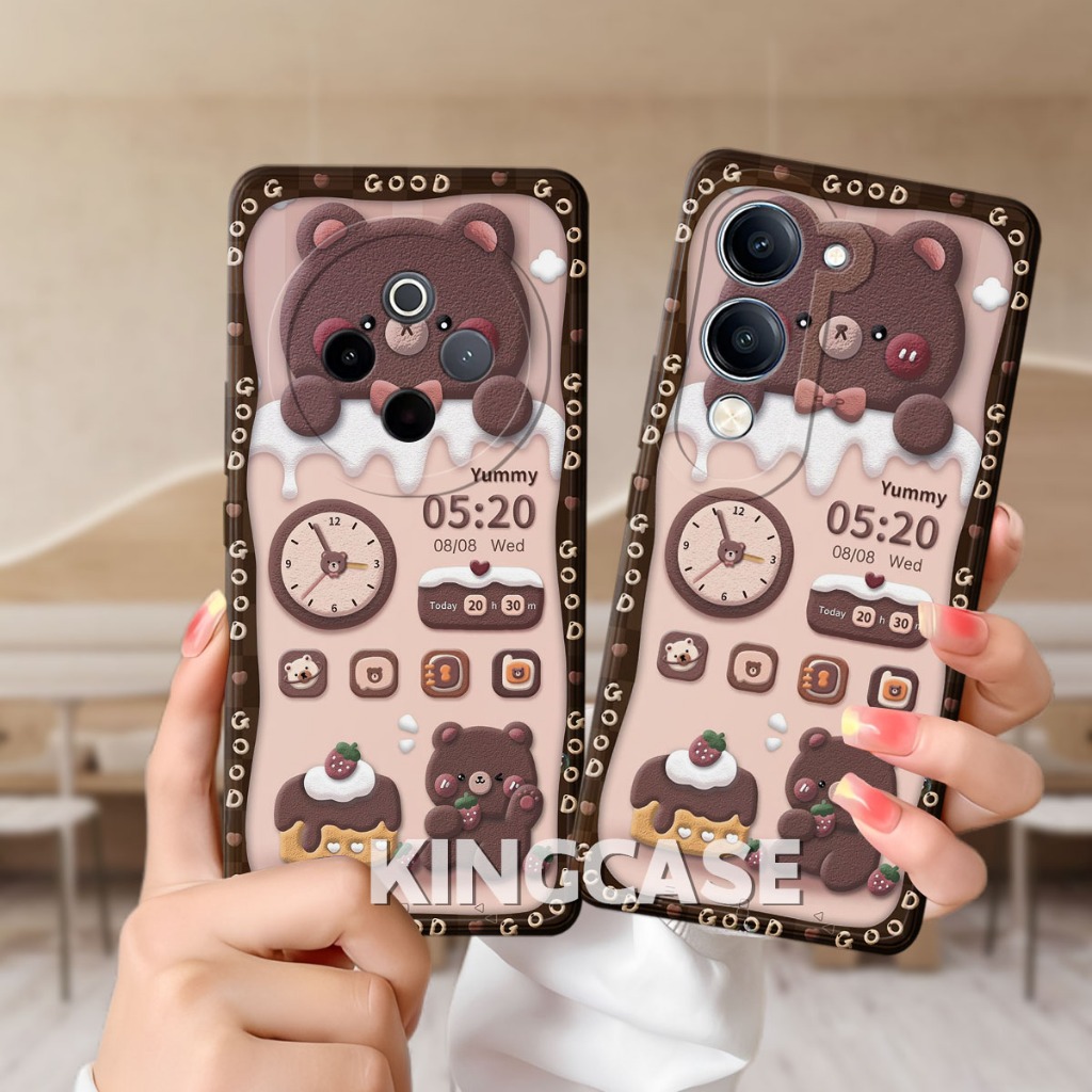 IQOO Z10 Case - IQOO Z10 LITE - VIVO Y400 Fashion Case Softcase Macaron Protect Camera Kesing Hp Cas