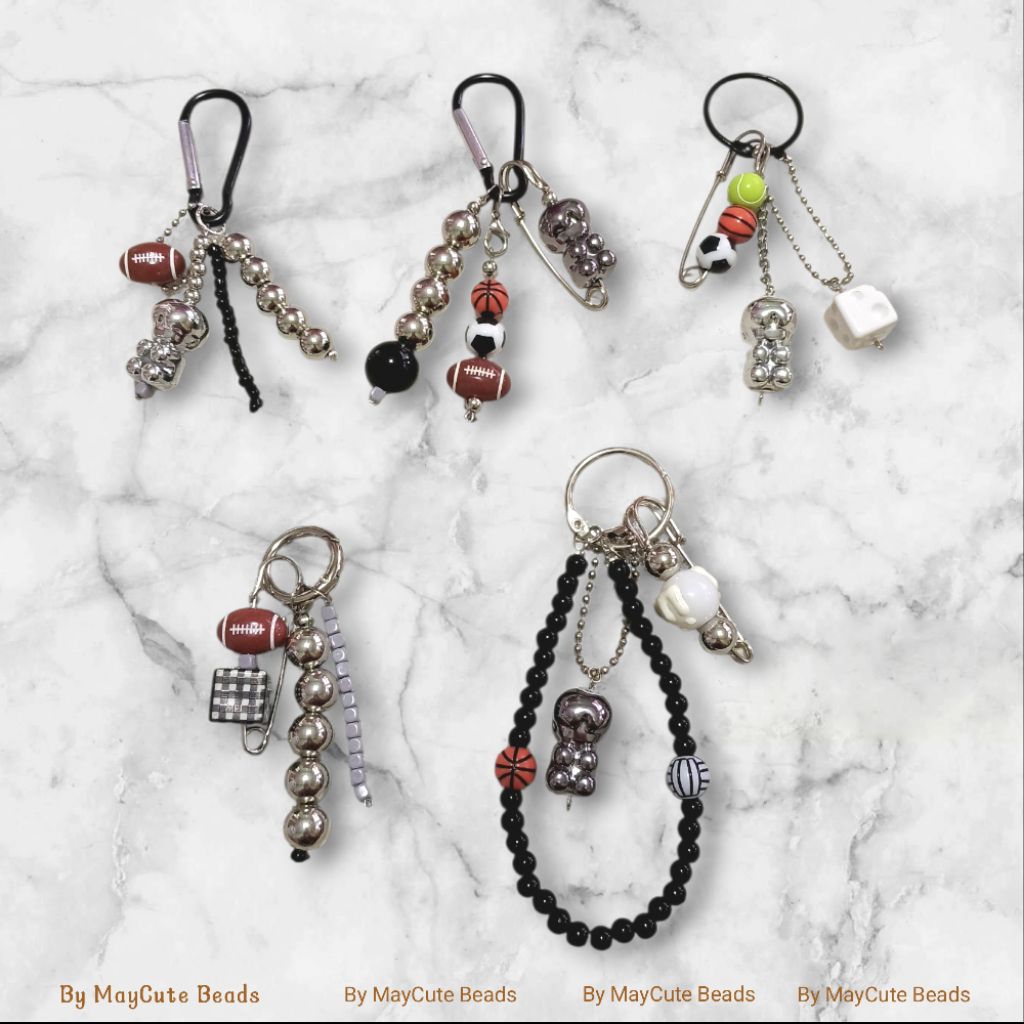 GANTUNGAN Y2K Bag Charms สีเงิน