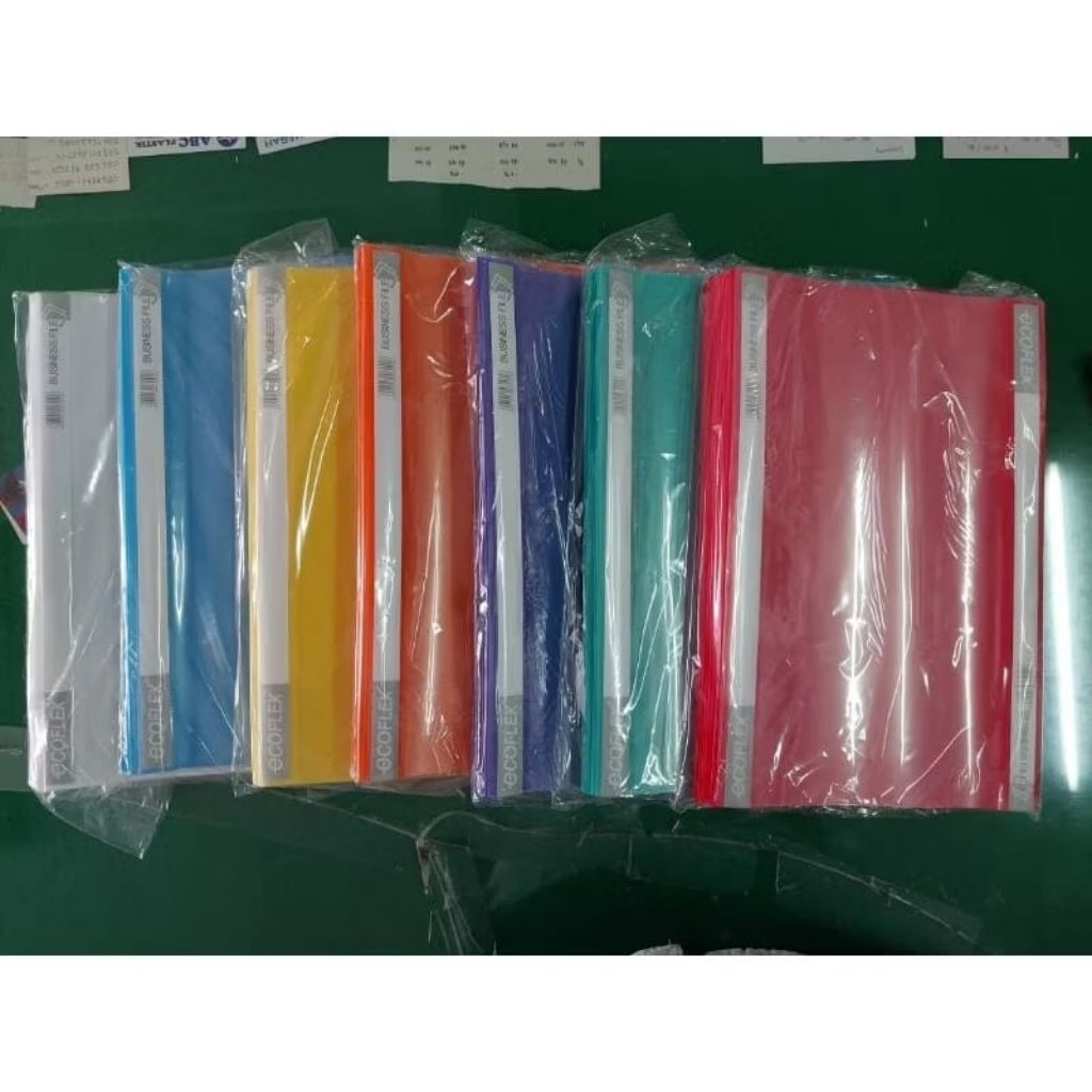 [1 PACK CONTENTTS 12] BUSINESS FILE F4 ECOFLEX COLOR / BUSINESS MAP / BUSINESS FILE FOLIO / FOLIO MA