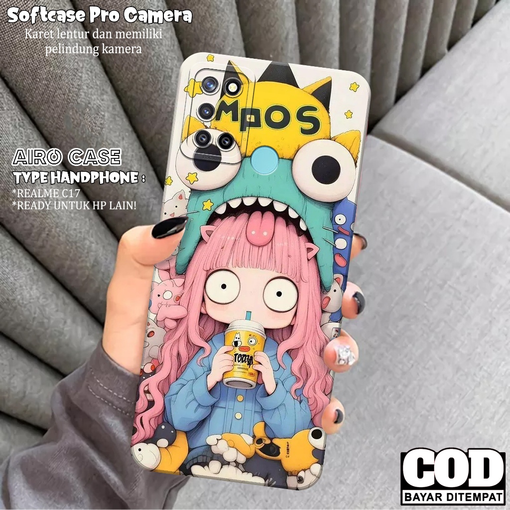 เคส HP REALME C17 - เคสแฟชั่นการ์ตูน - เคส REALME C17 Softcase - เคส Pro - เคส REALME C17 - ตัวป้องก