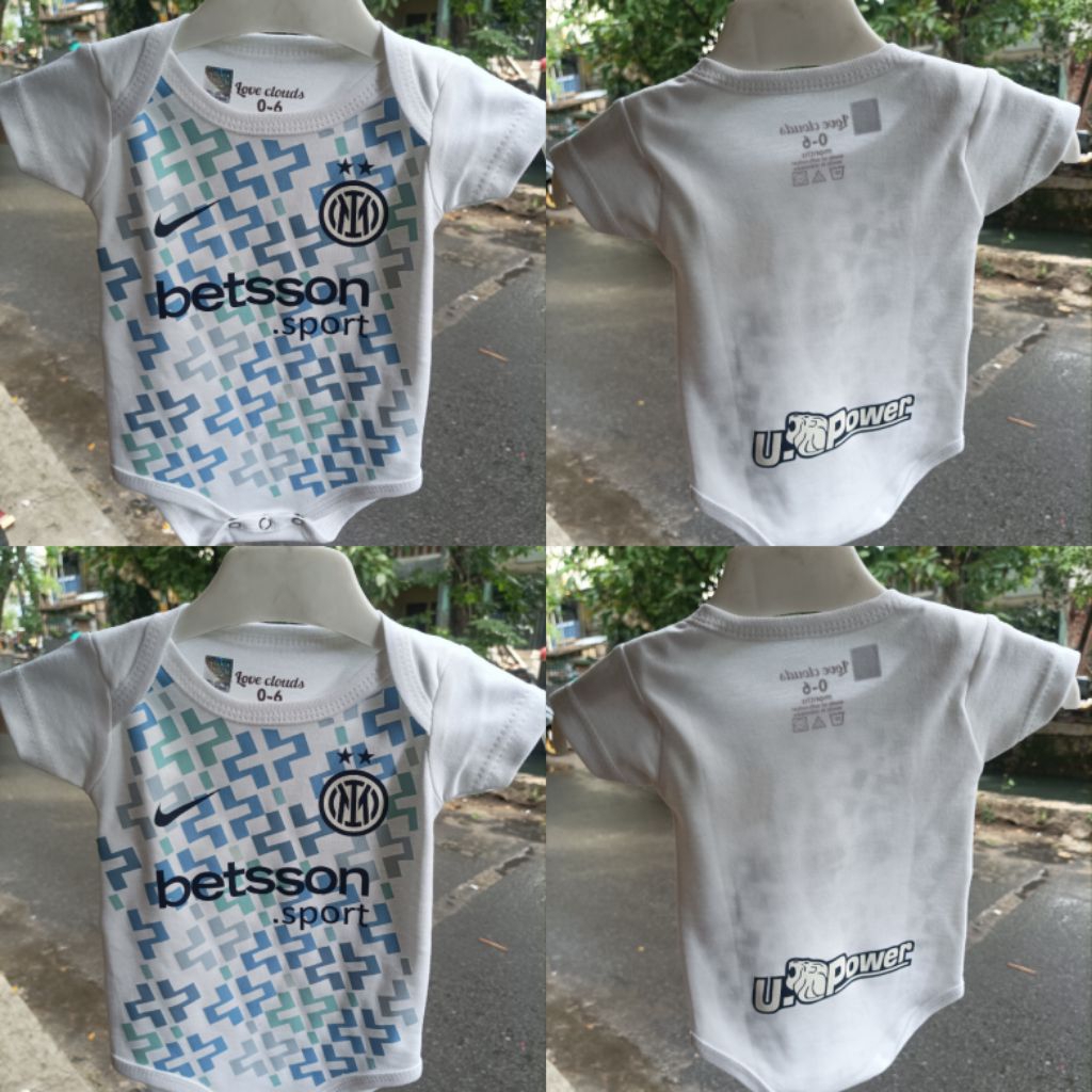 IMFC Inter Milan Away ชุดจั๊มสูทจัมเปอร์ฟุตบอลเด็ก Romper ซีซั่น 2025/2026