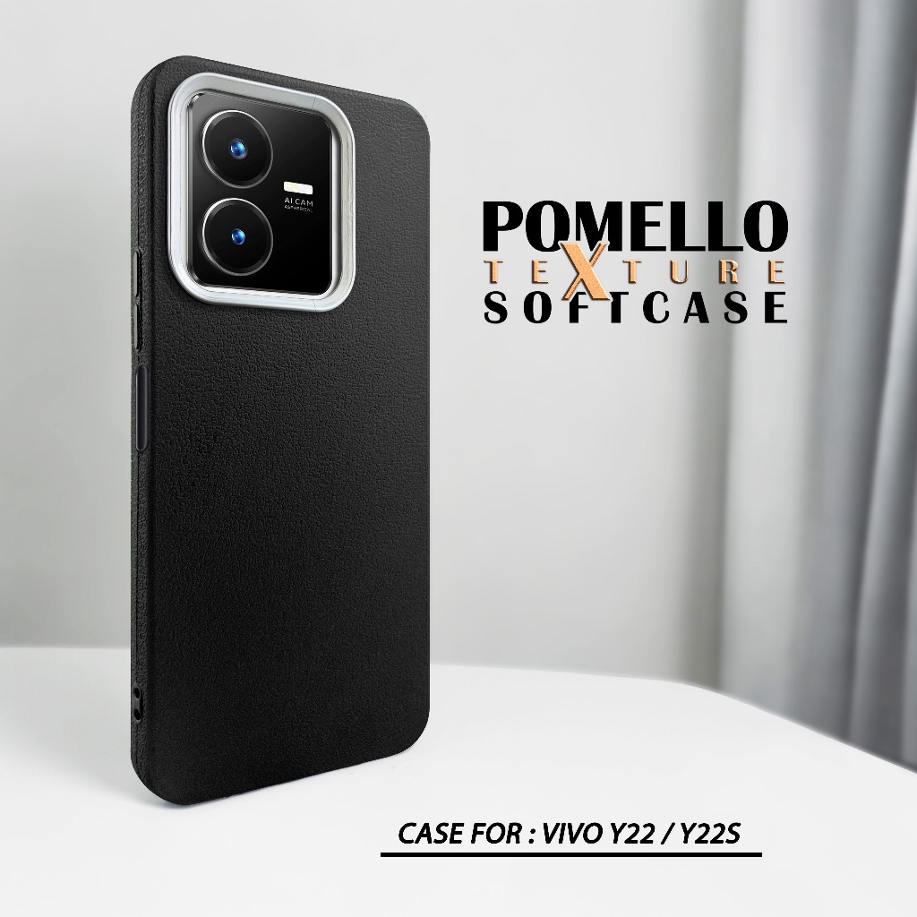 EllaStuff Case VIVO Y22 / Y22S Softcase POMO TEXTURE Casing VIVO Y22 / Y22S